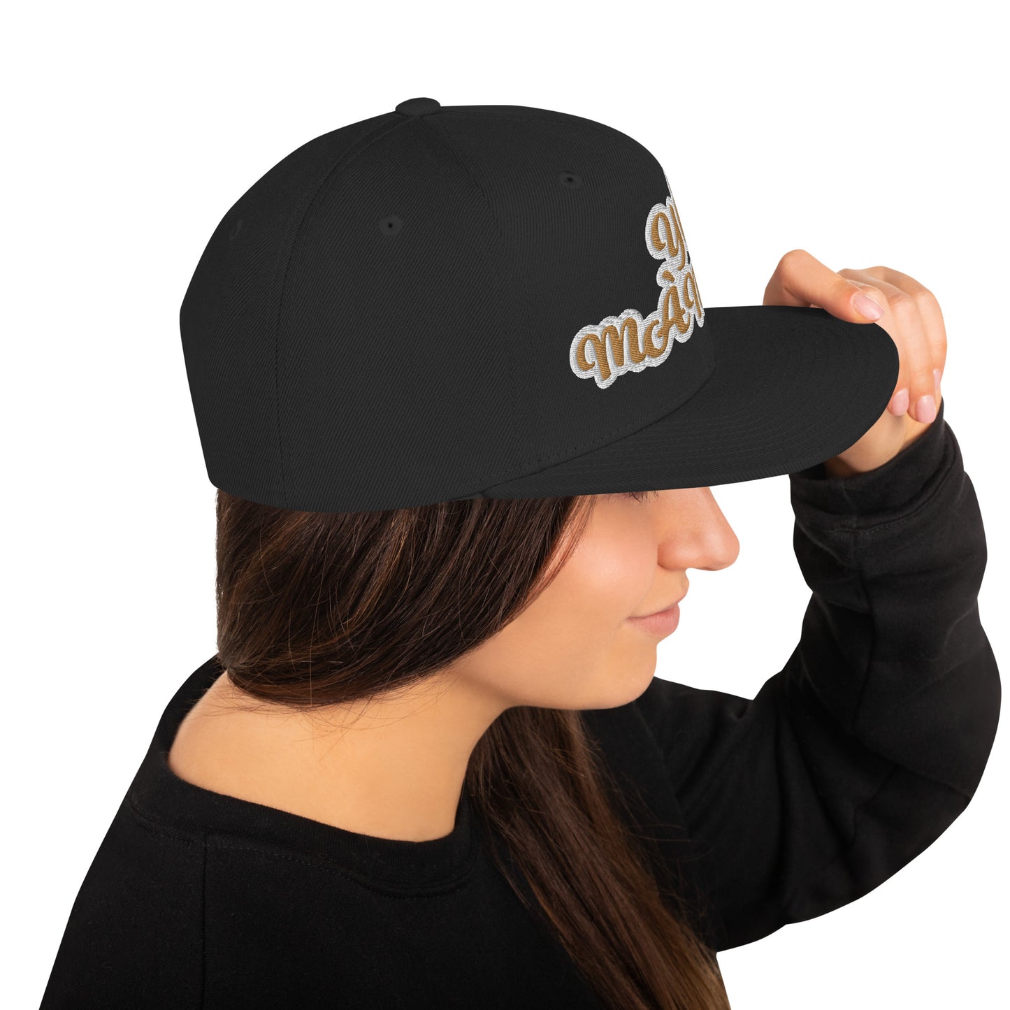 Yo Mambe Reverse Script Snapback hat