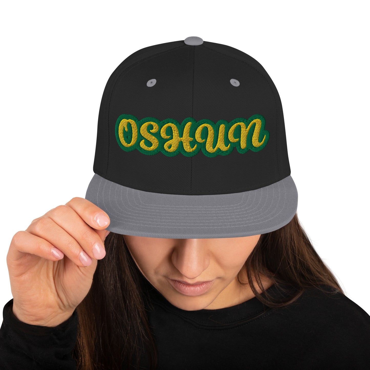 Oshun Lucumi Script Snapback Hat