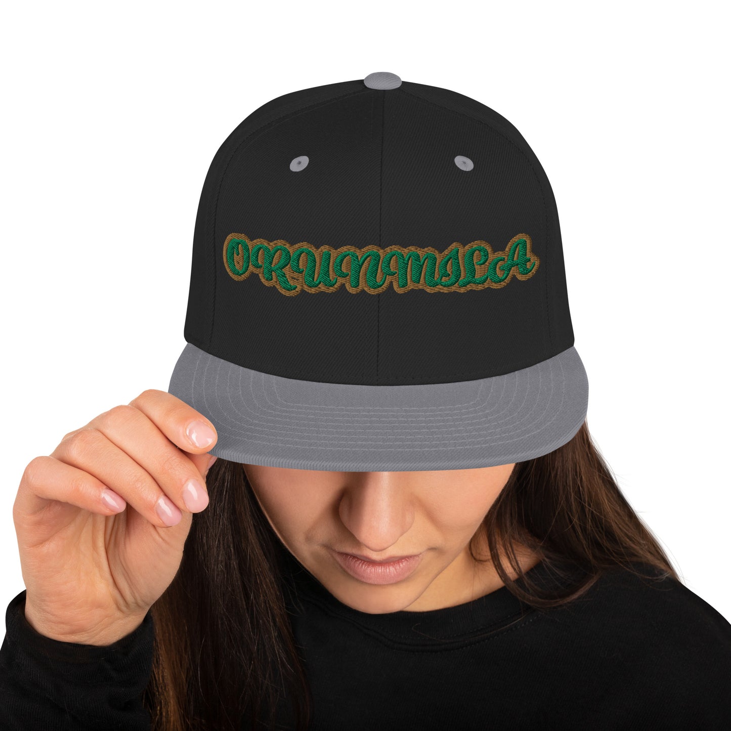Orunmila Isese Script Snapback Hat