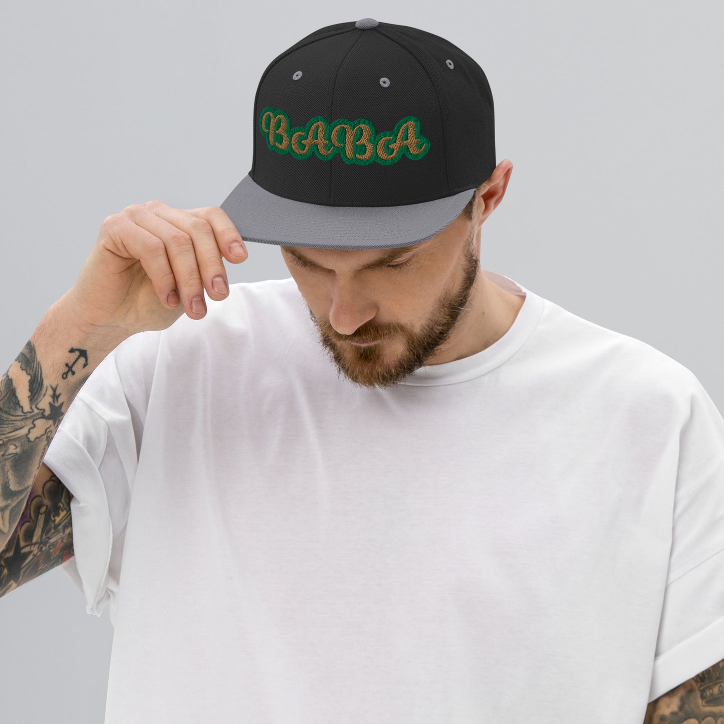 Baba 1 Isese Reverse Script Snapback hat