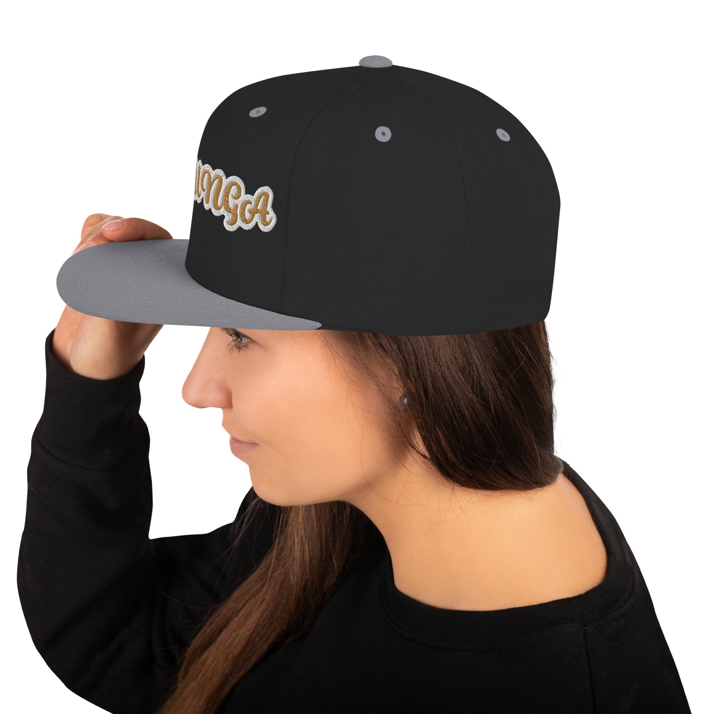 Kalunga Reverse Script Snapback hat