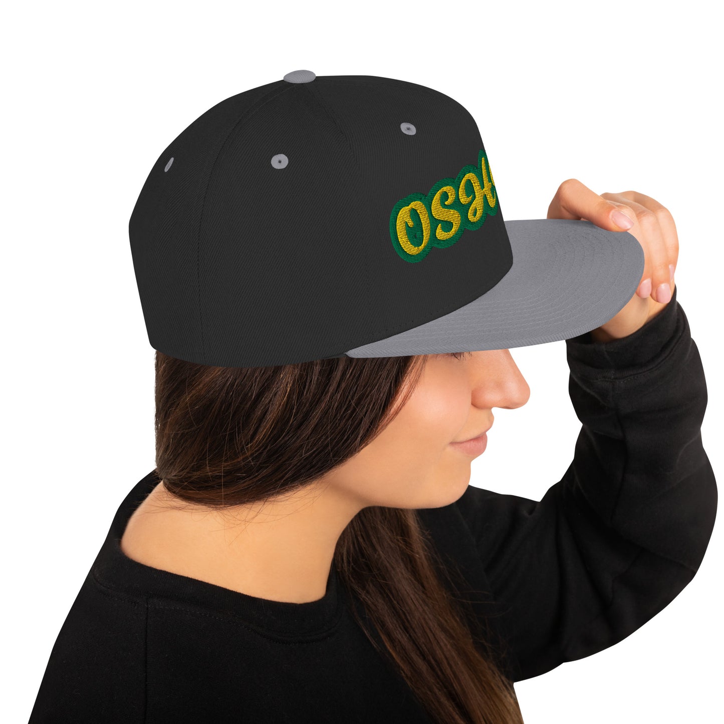 Oshun Lucumi Script Snapback Hat