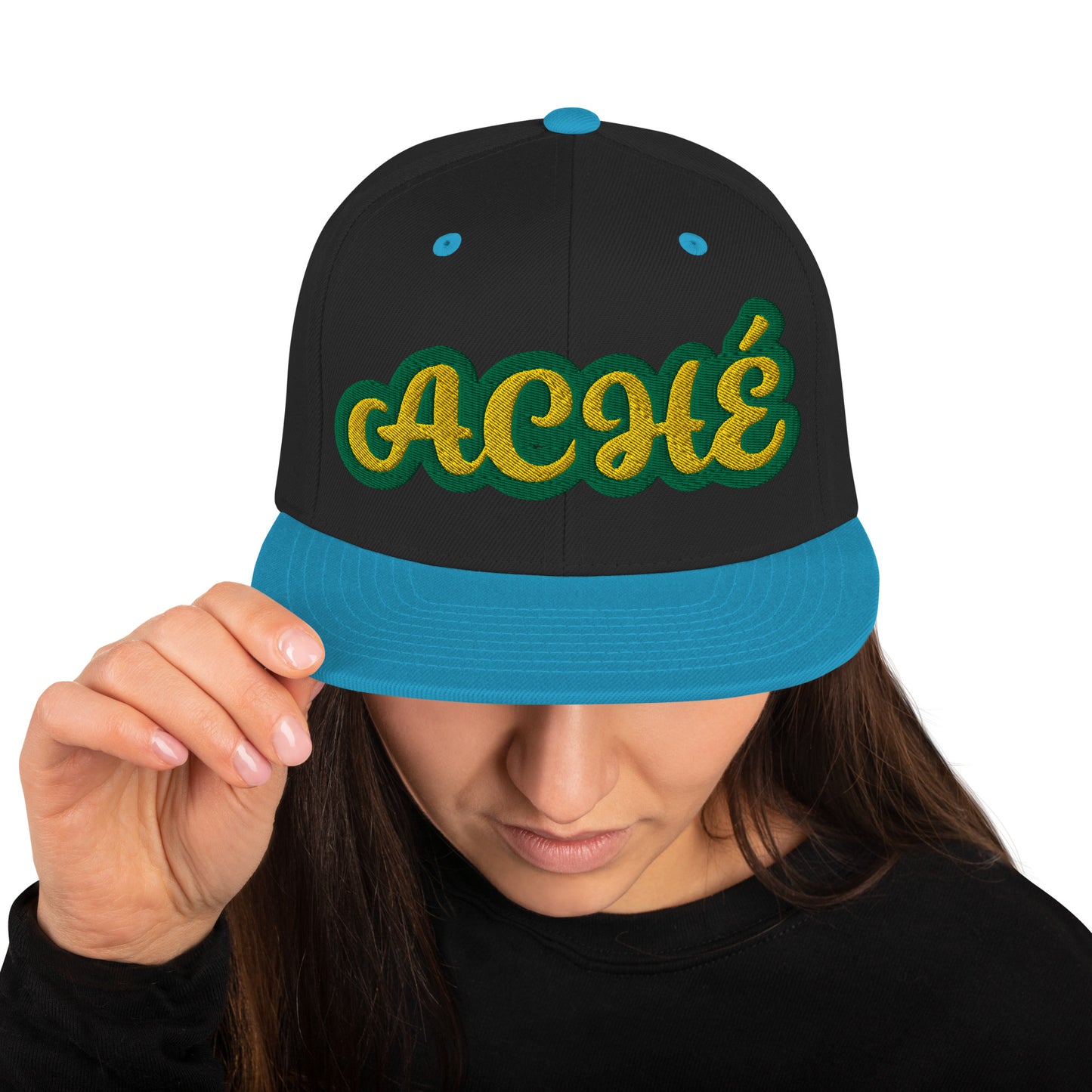 Aché Lucumi  Reverse Script Snapback hat