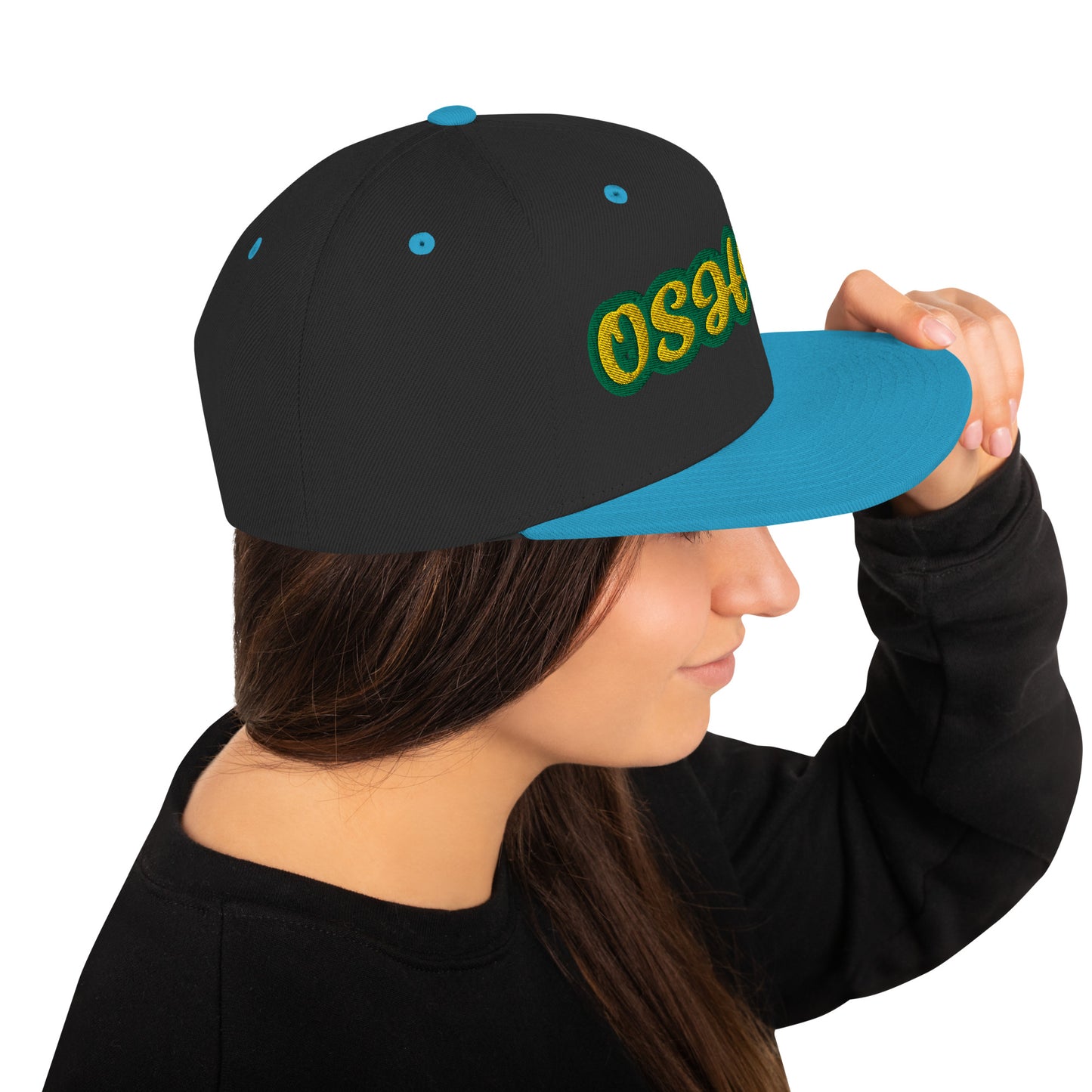 Oshun Lucumi Script Snapback Hat