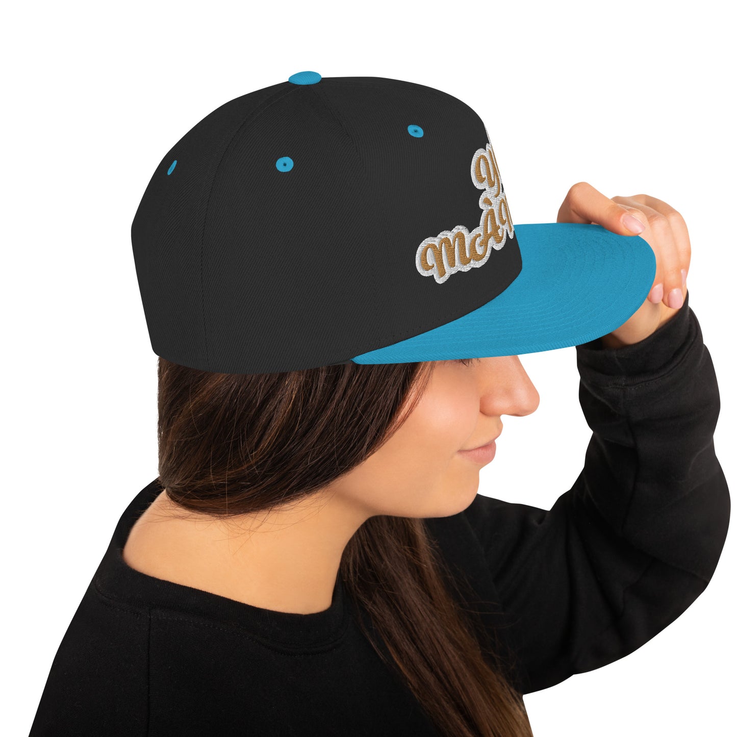 Yo Mambe Reverse Script Snapback hat