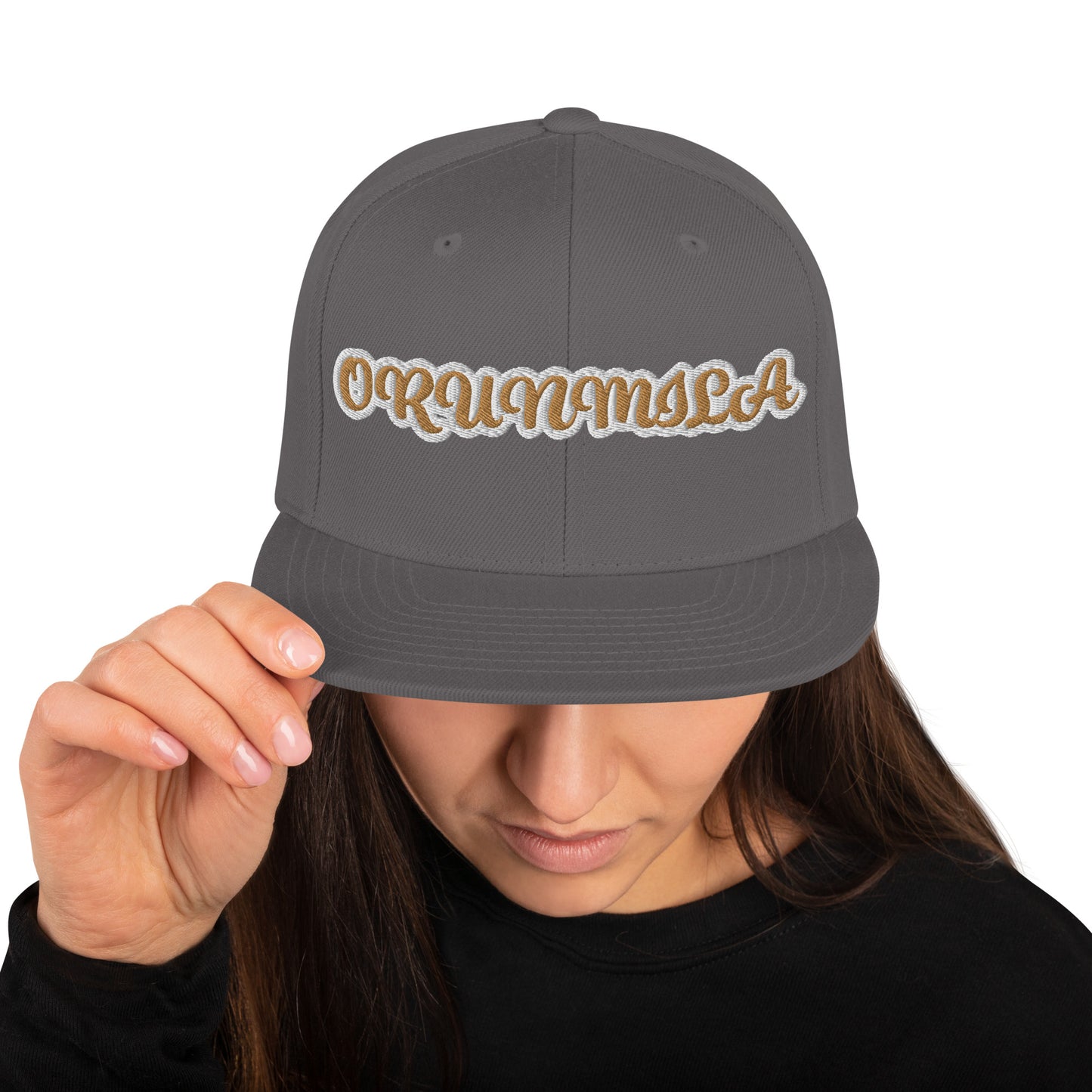 Orunmila ELA Reverse Script Snapback Hat