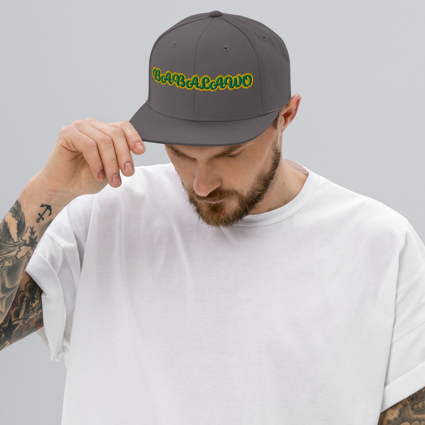 Babalawo 1 Lucumi Script Snapback hat