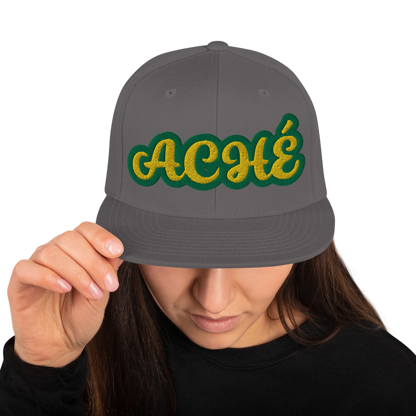 Aché Lucumi  Reverse Script Snapback hat