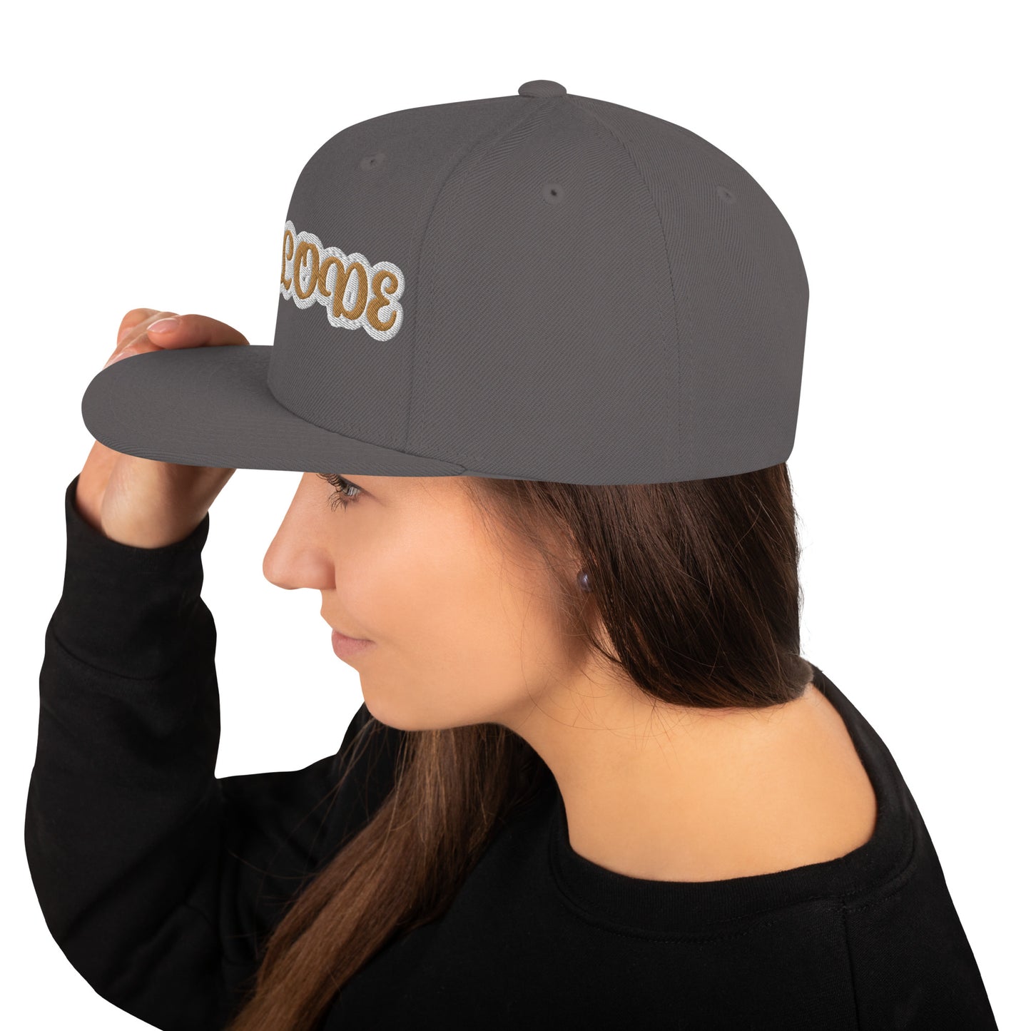 Iyalode Reverse Script Snapback hat