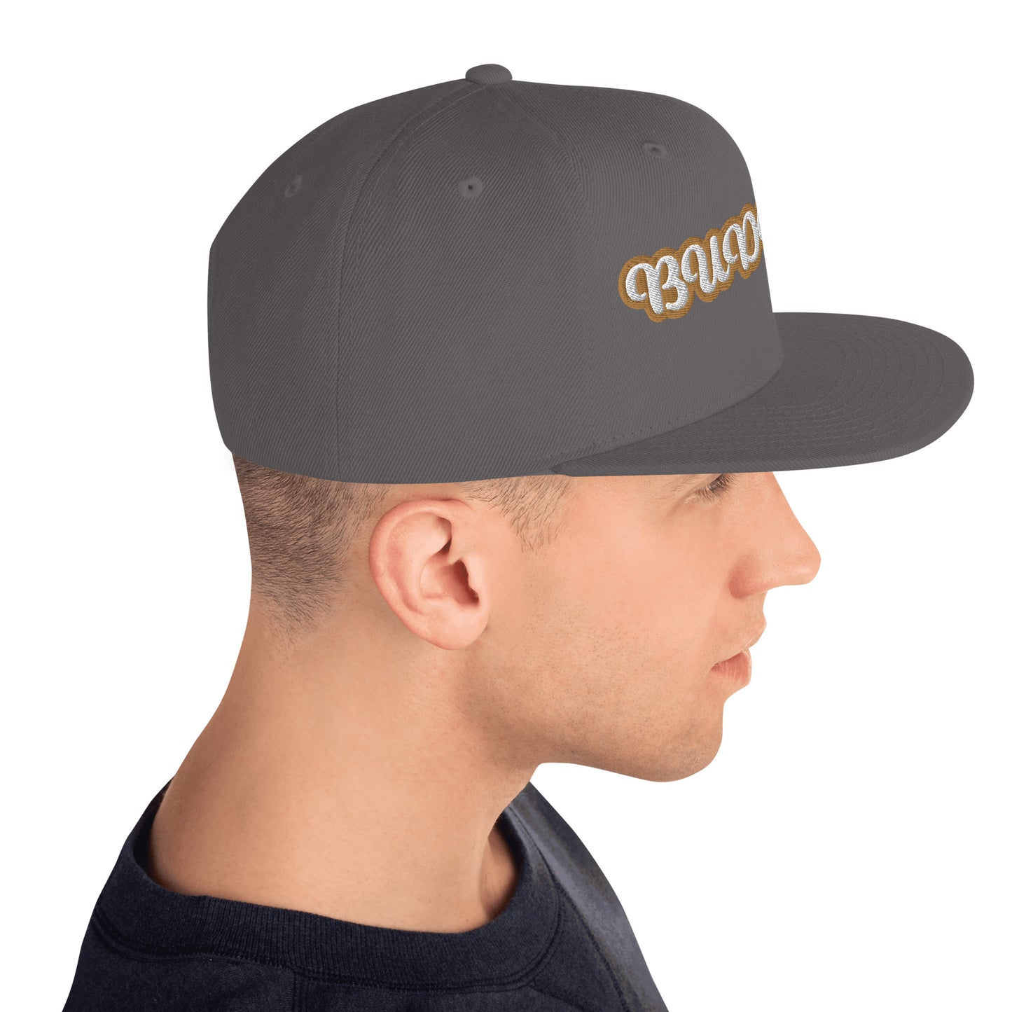 BUDDHA 1  Script Snapback hat