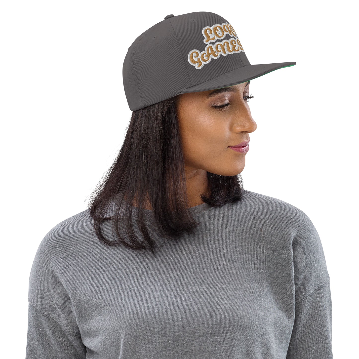LORD GANESHA 1 Reverse Script Snapback hat