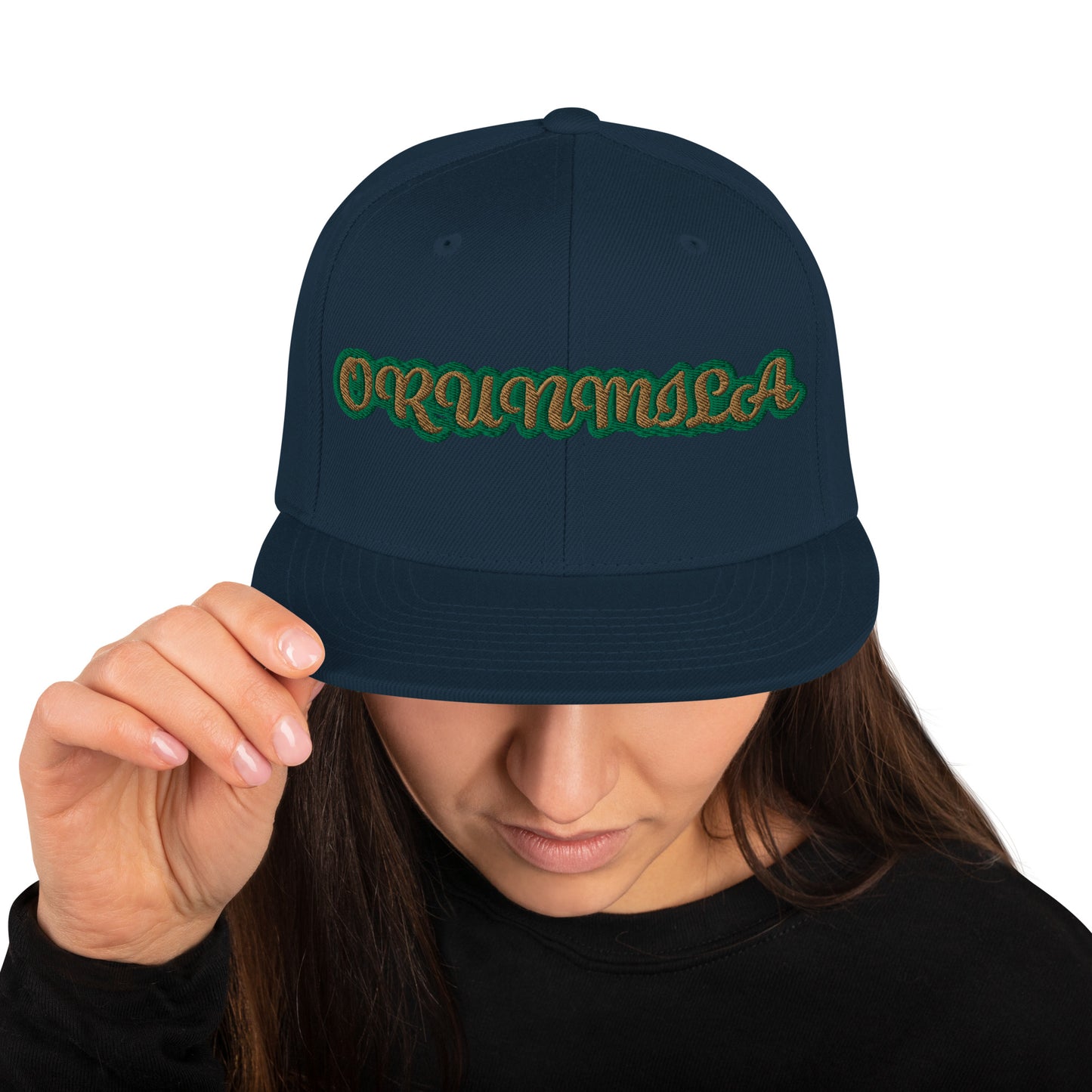 Orunmila Isese Reverse Script Snapback Hat