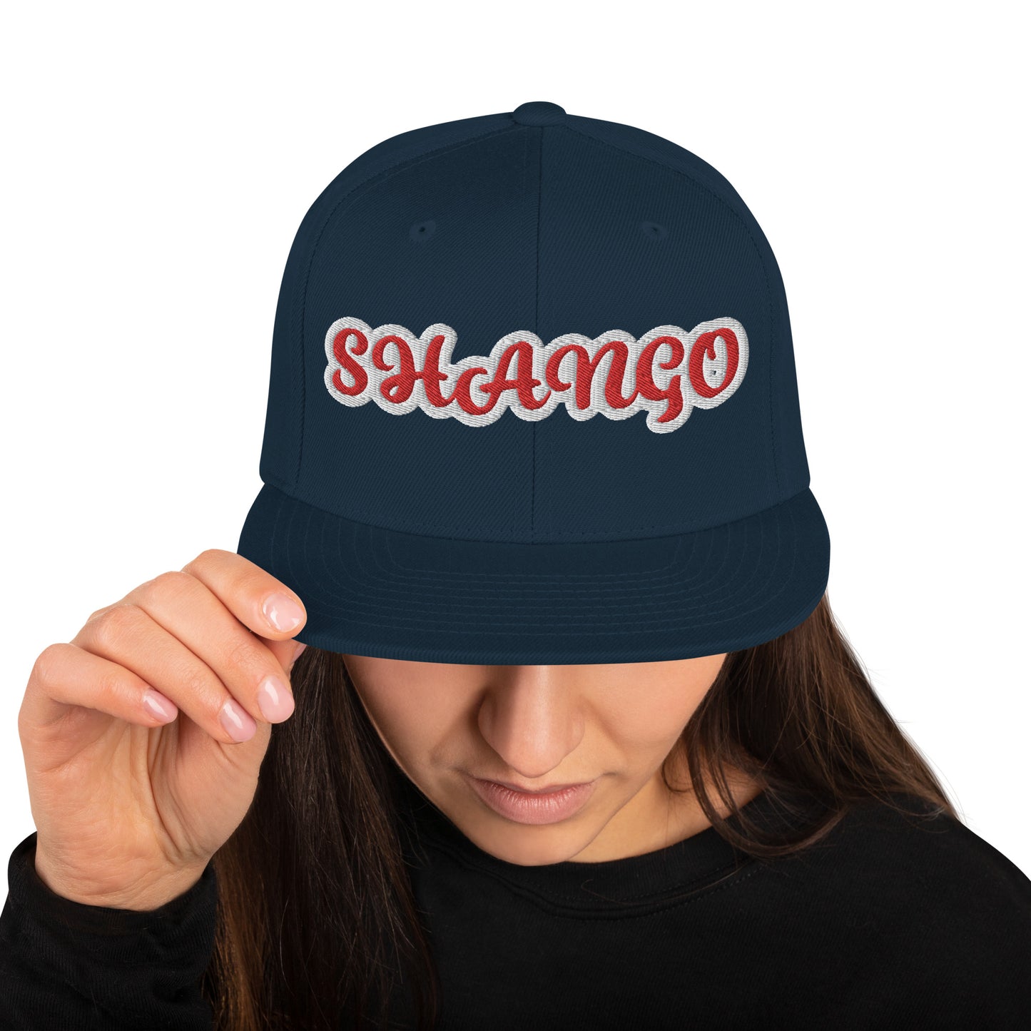 Shango 1 Script Snapback Hat