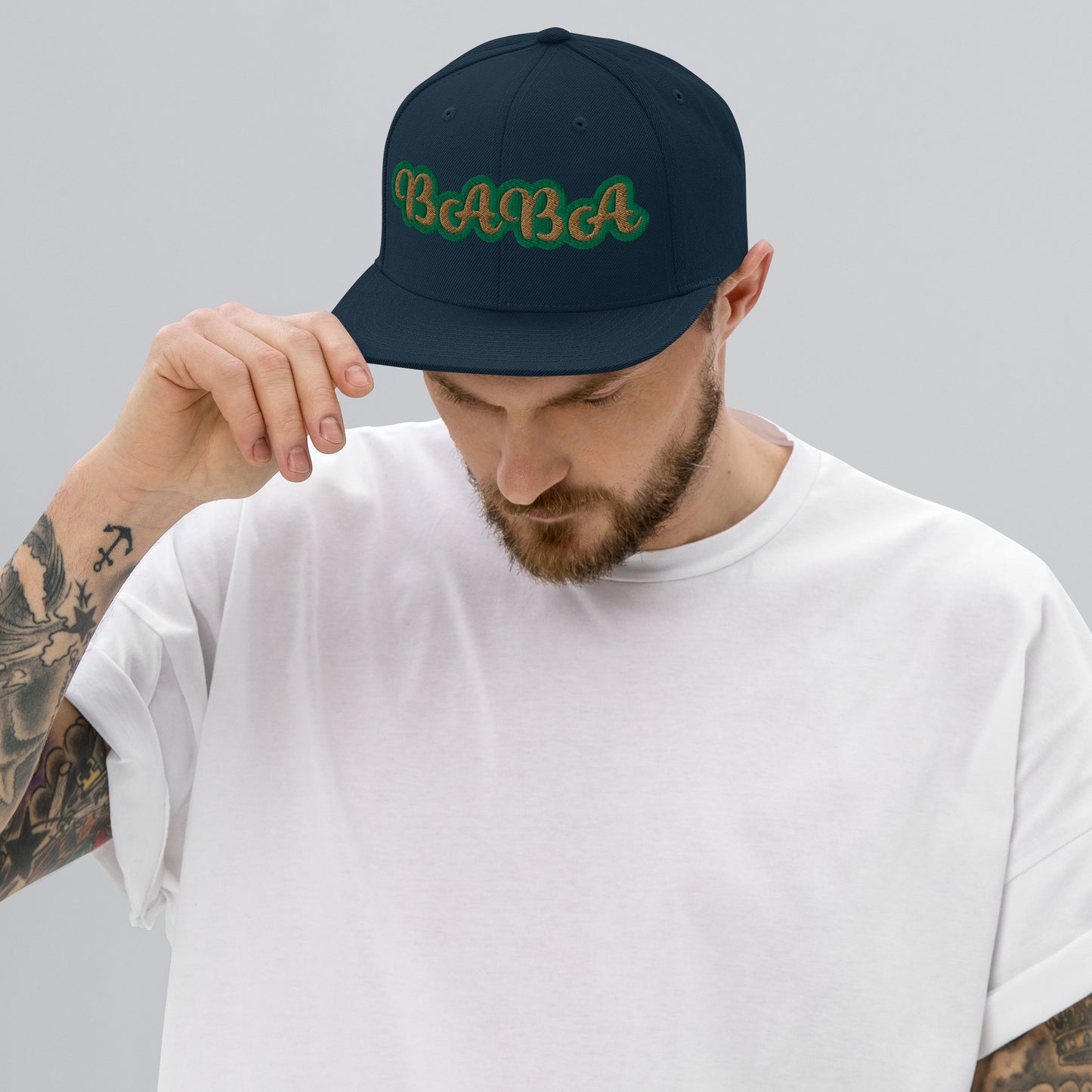 Baba 1 Isese Reverse Script Snapback hat