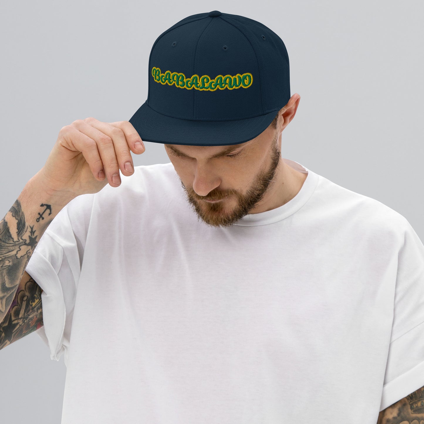 Babalawo 1 Lucumi Script Snapback hat