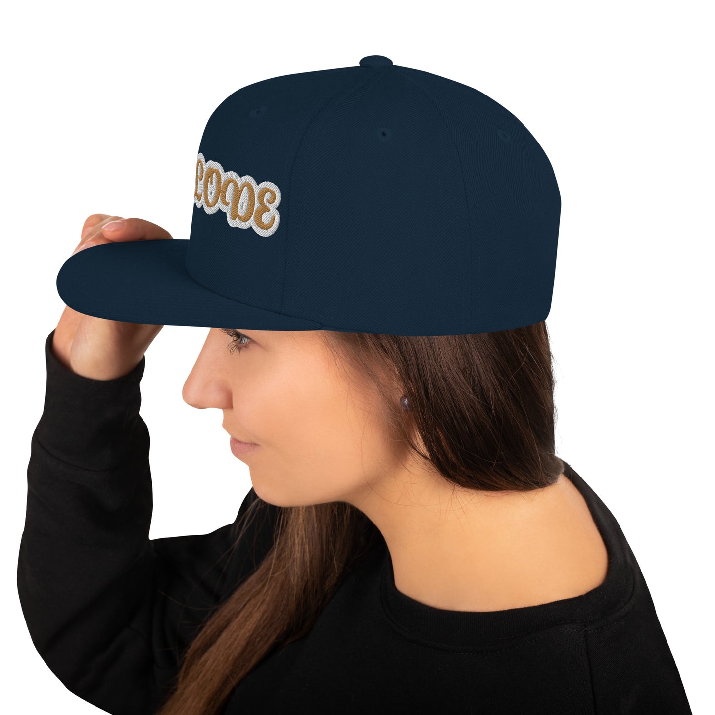 Iyalode Reverse Script Snapback hat