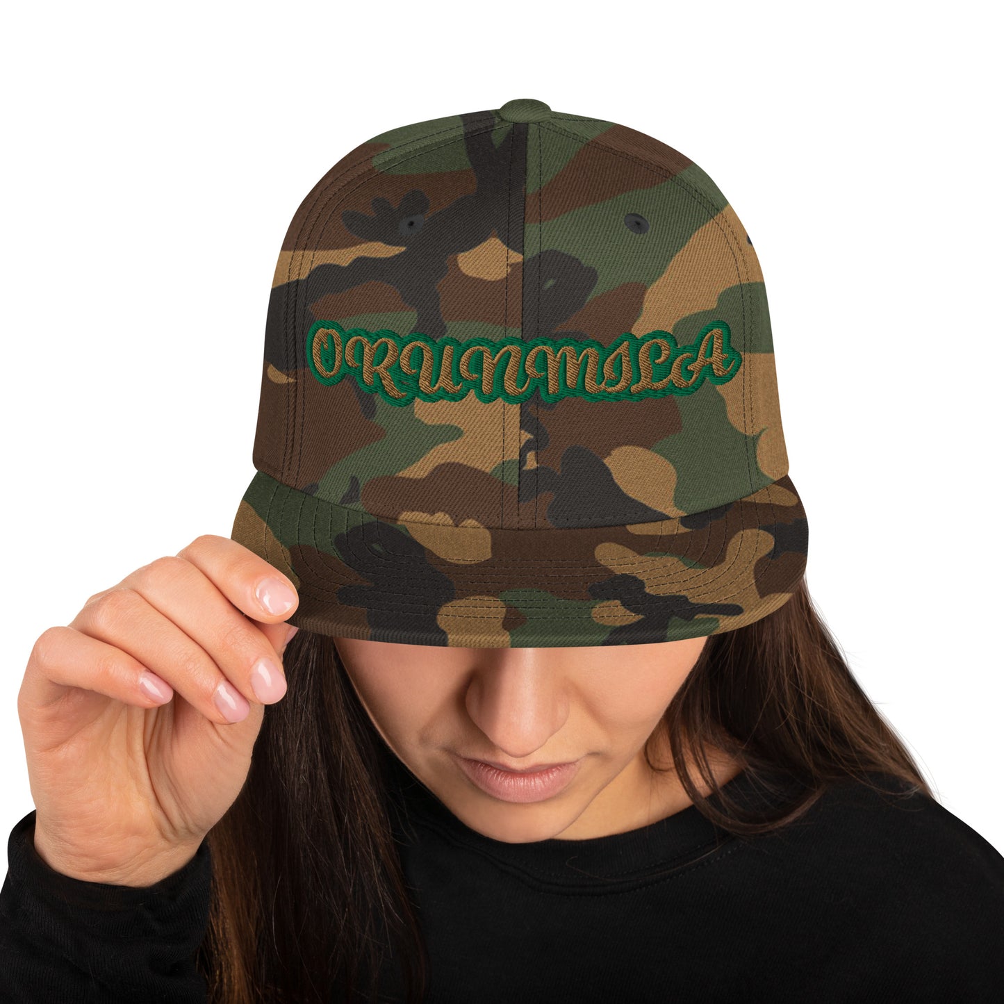 Orunmila Isese Reverse Script Snapback Hat