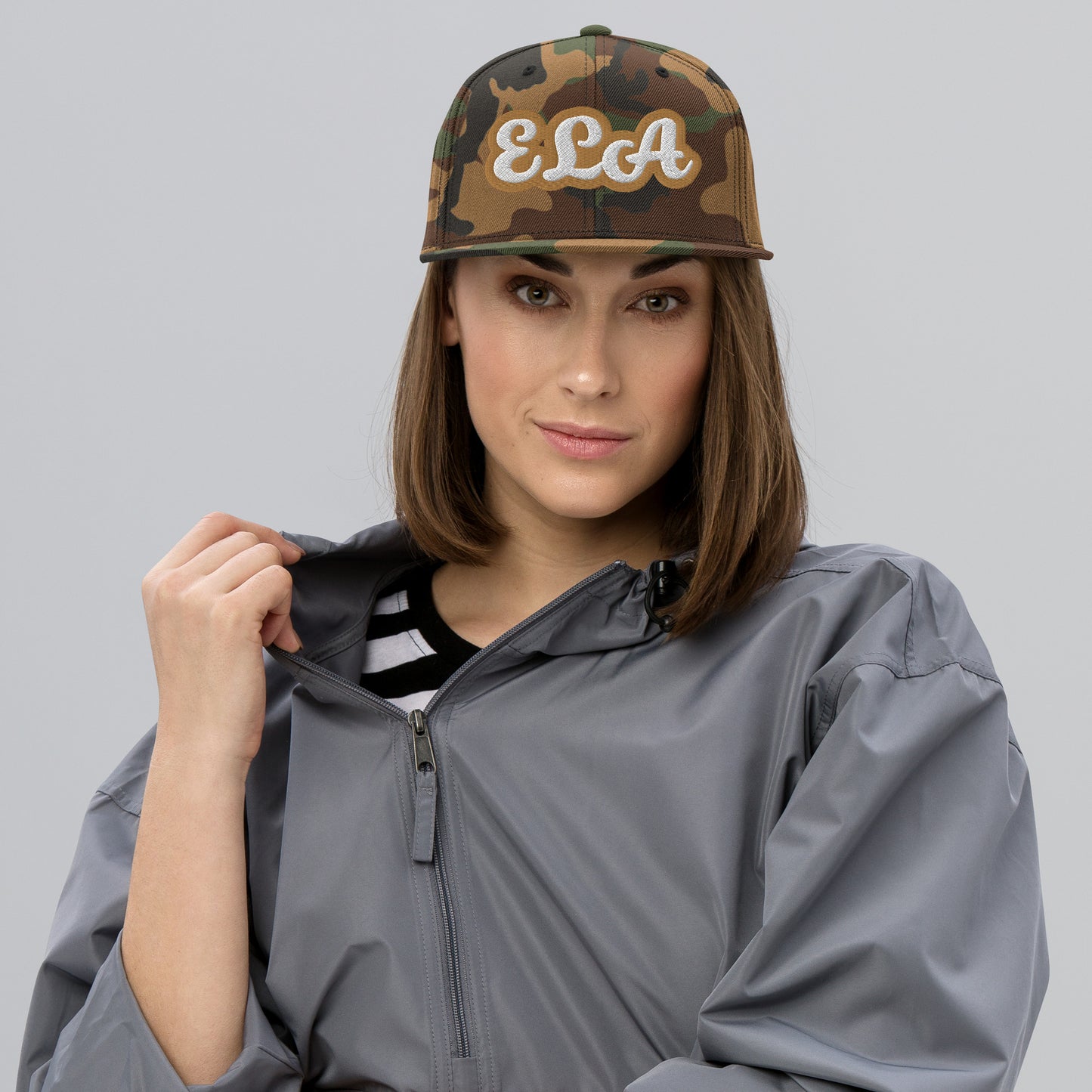 ELA Script Snapback Hat
