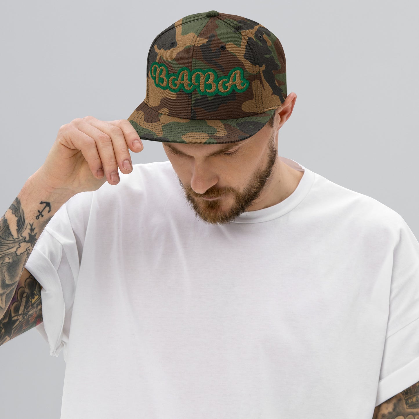 Baba 1 Isese Reverse Script Snapback hat