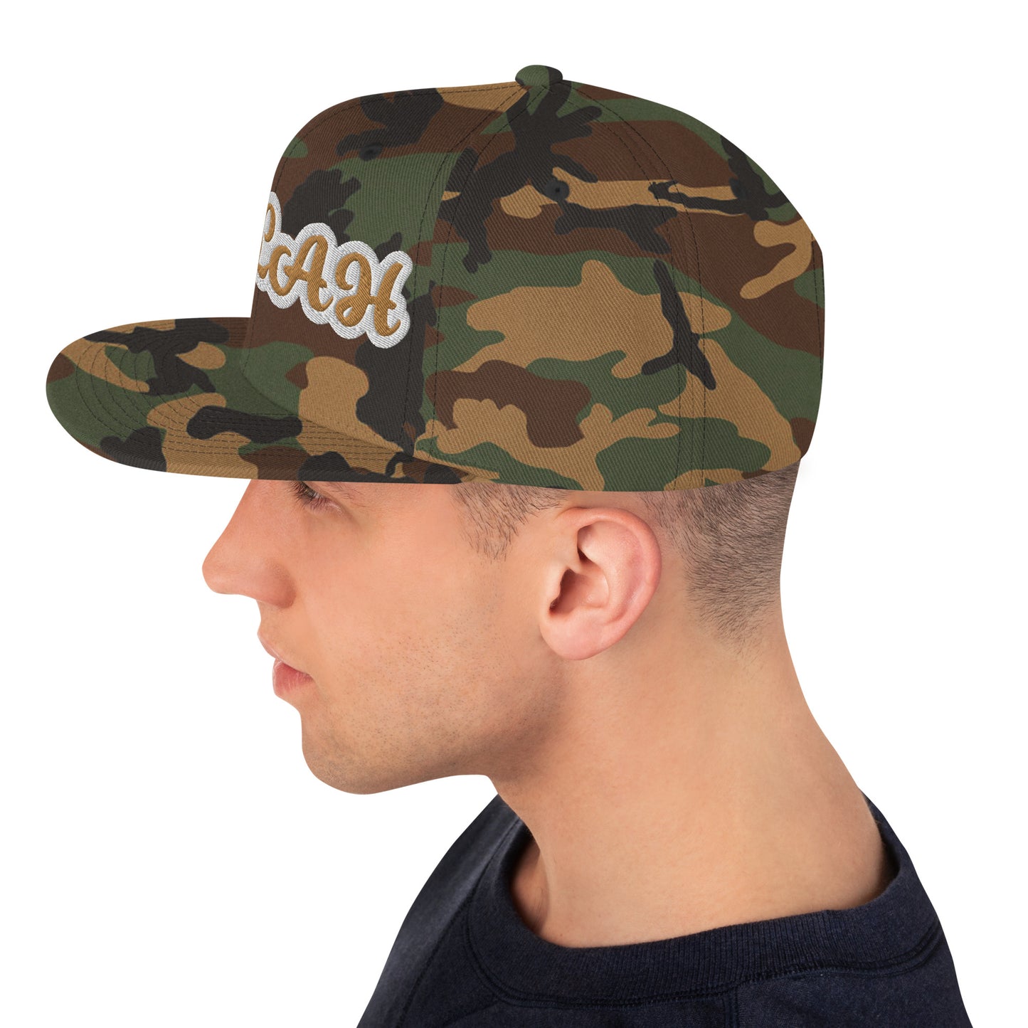 Allah 1 Reverse Script Snapback hat
