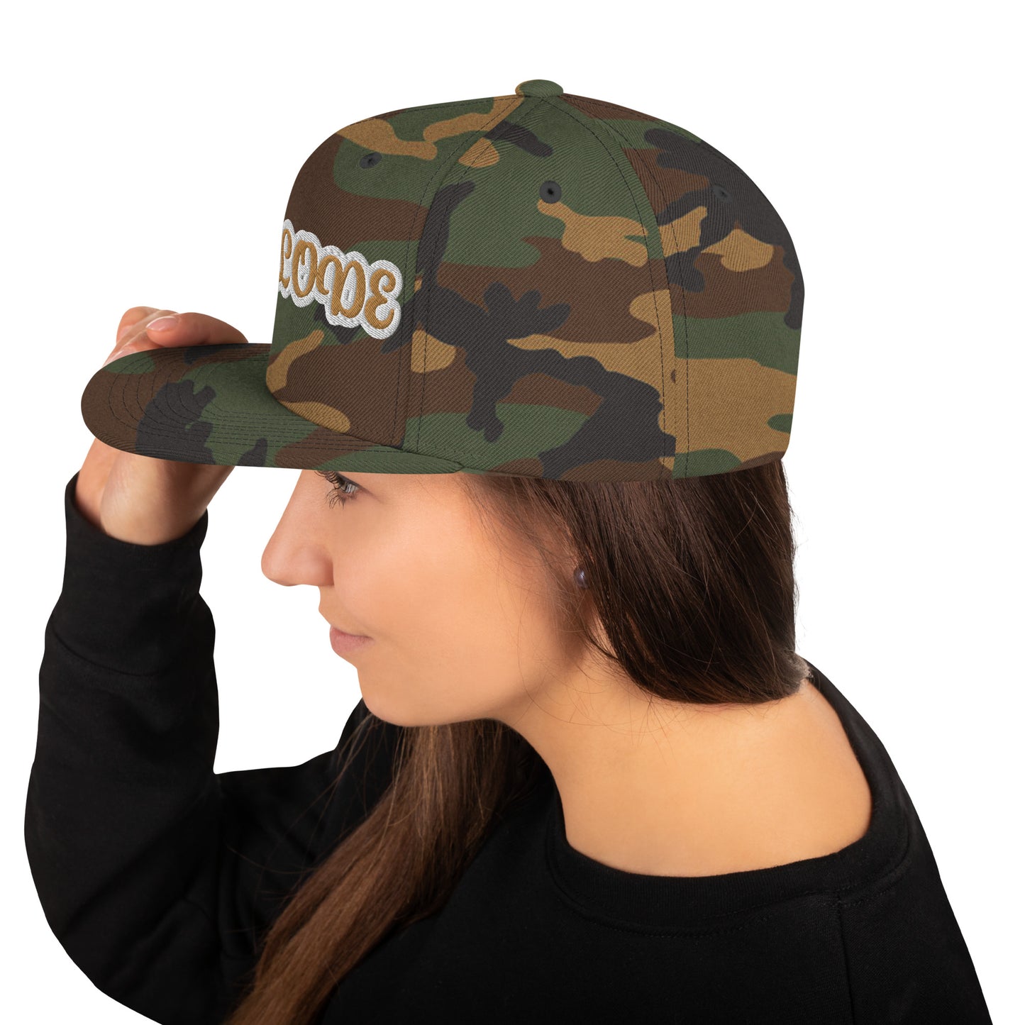 Iyalode Reverse Script Snapback hat
