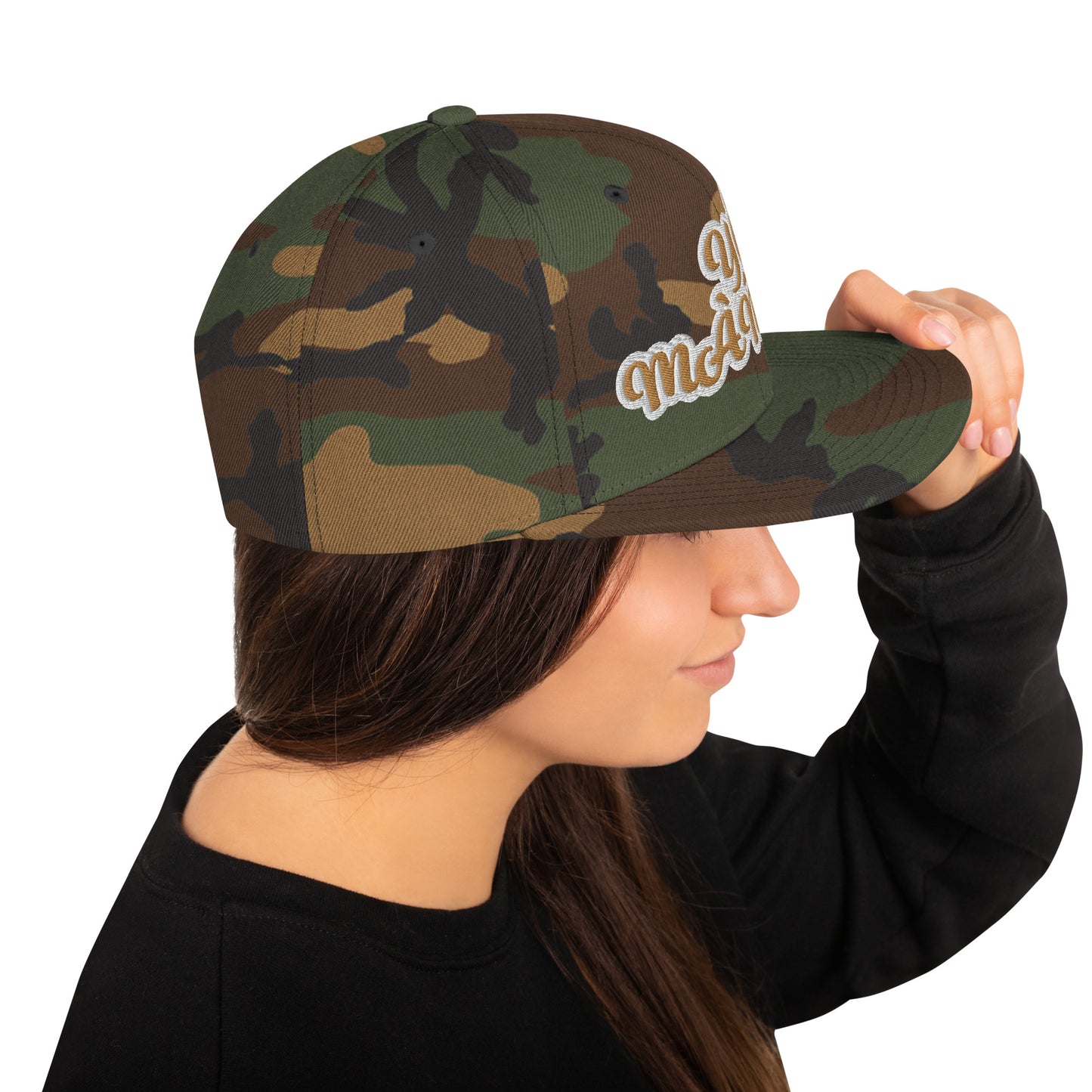 Yo Mambe Reverse Script Snapback hat