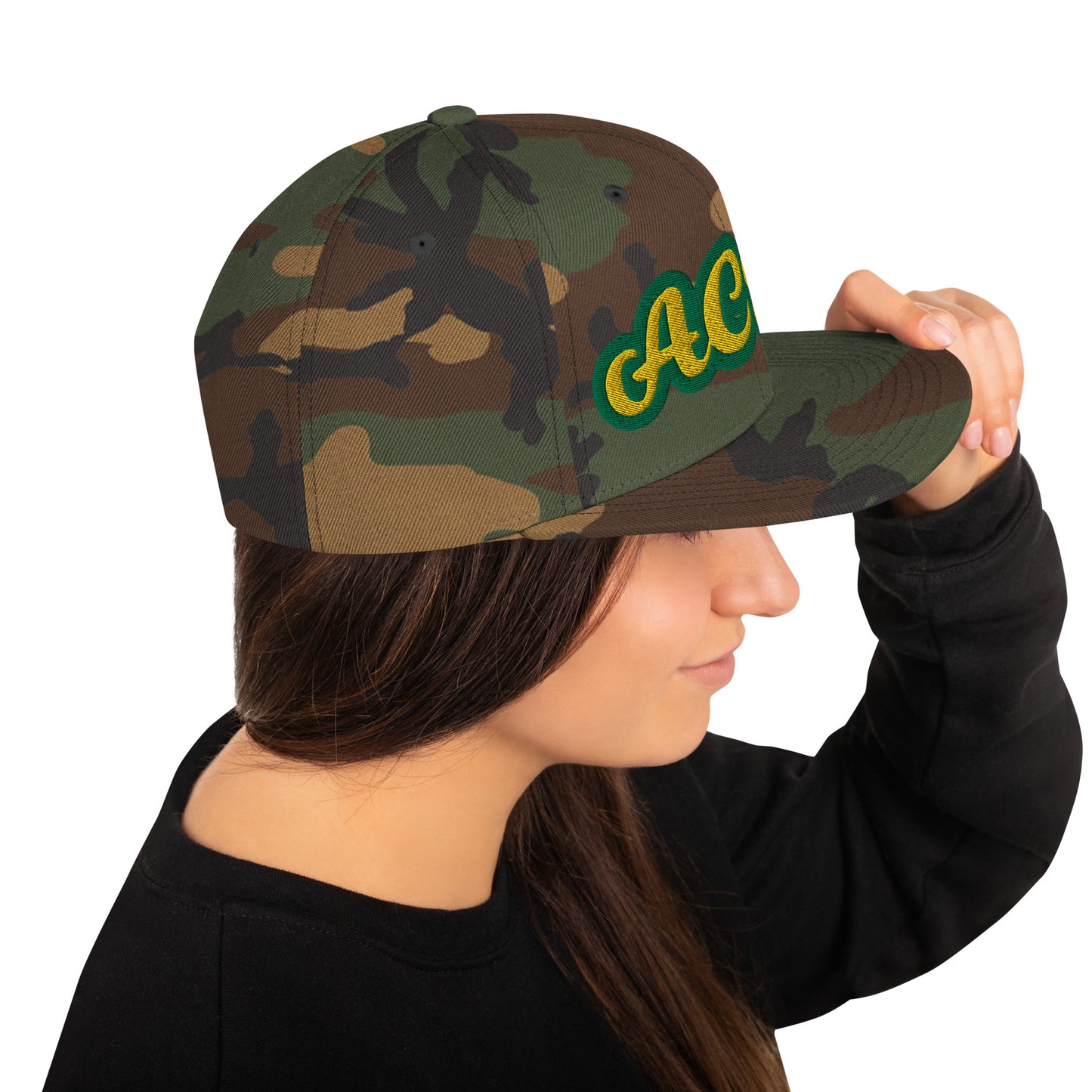 Aché Lucumi  Reverse Script Snapback hat