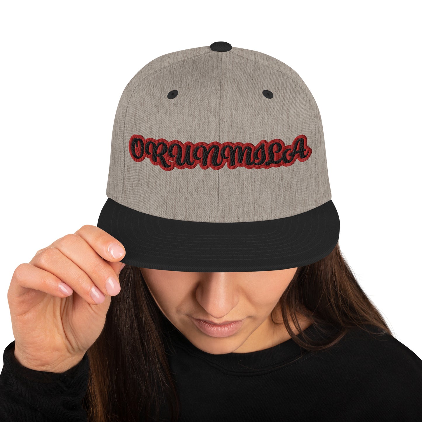Orunmila Ájé ju Ogun 4 Script Snapback Hat