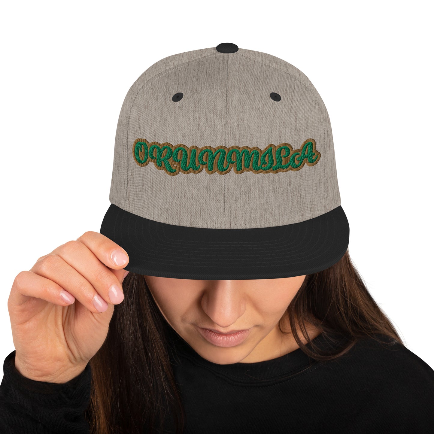 Orunmila Isese Script Snapback Hat