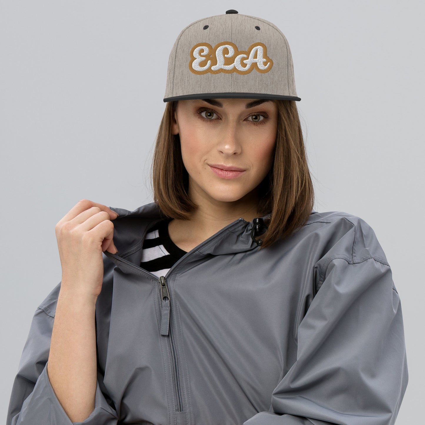 ELA Script Snapback Hat