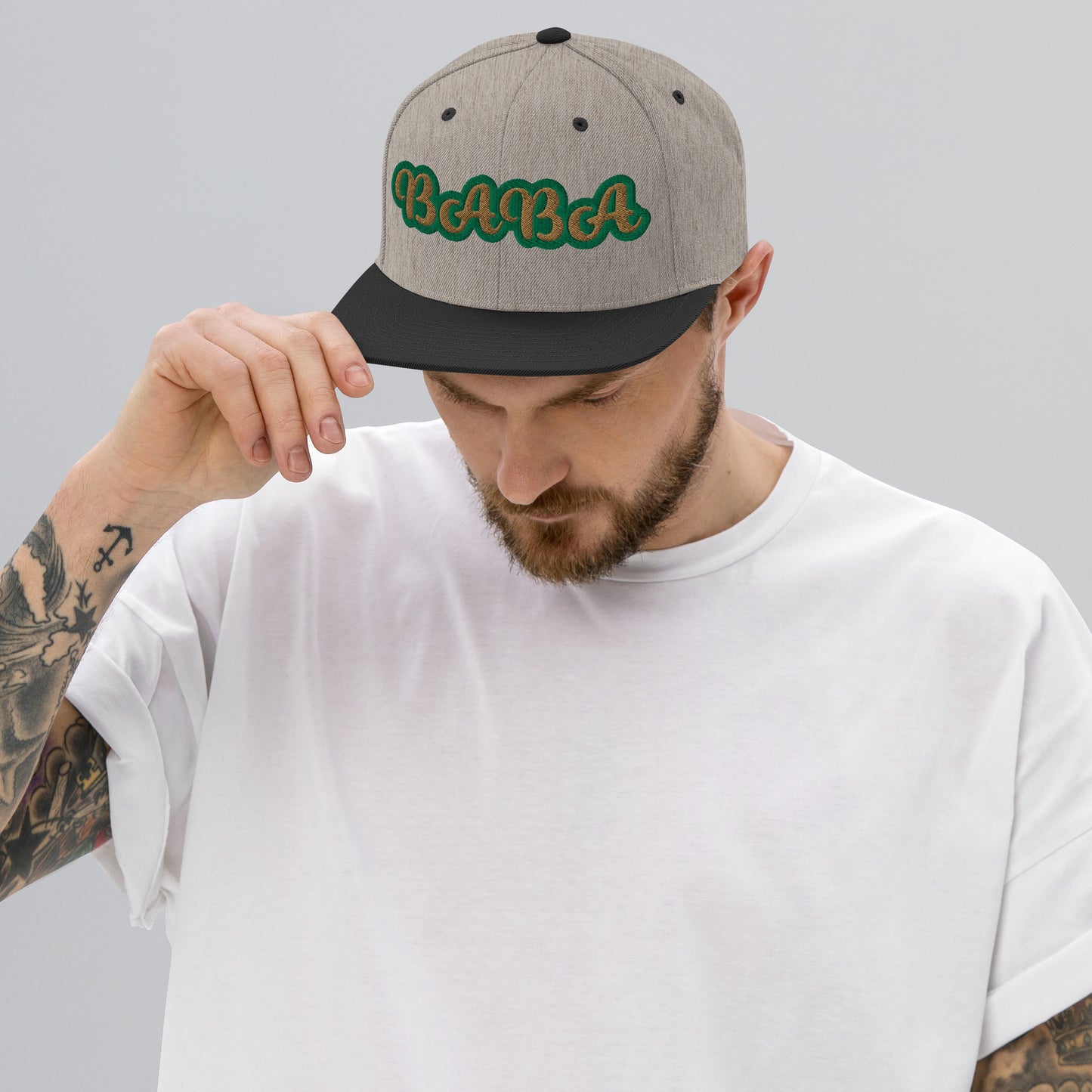 Baba 1 Isese Reverse Script Snapback hat