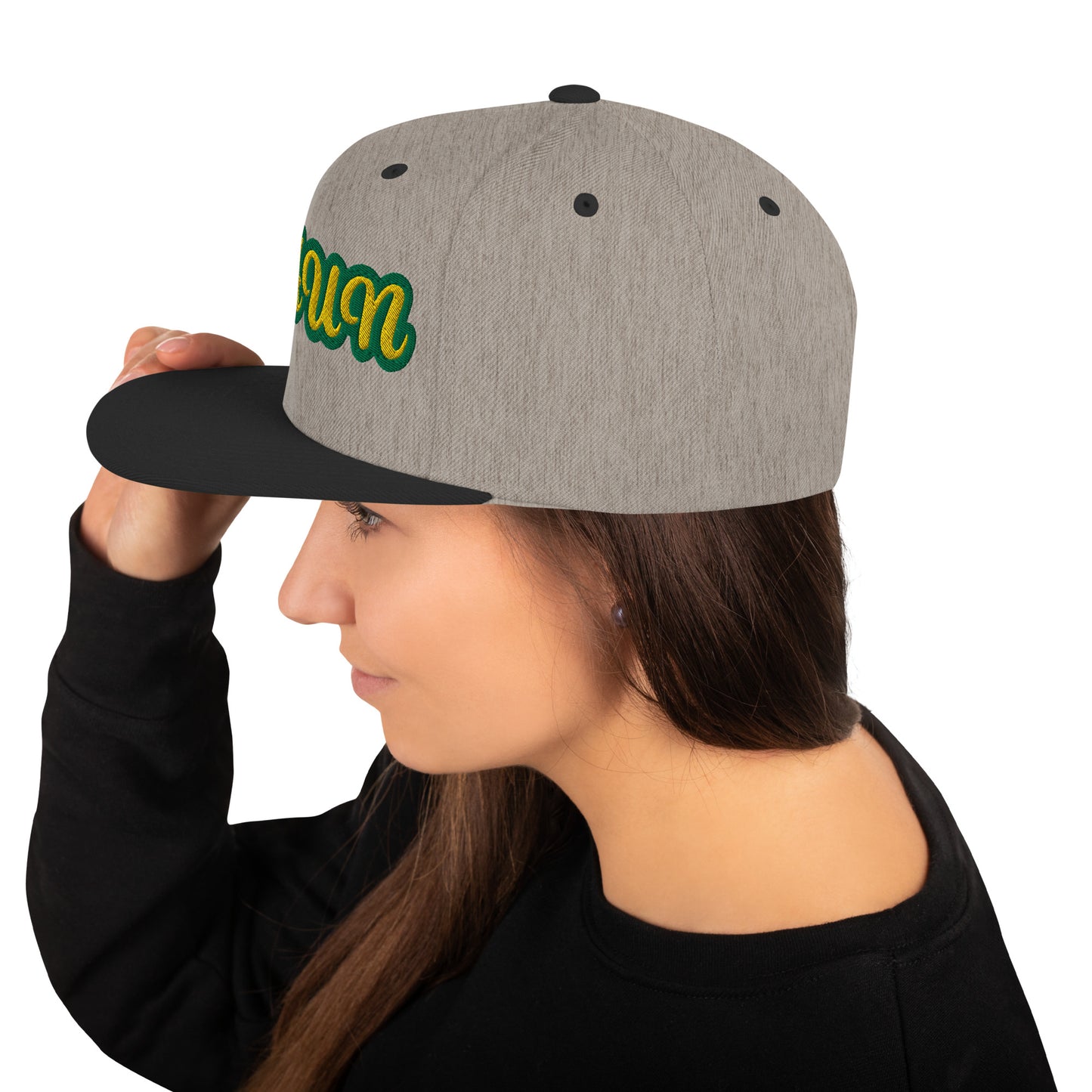 Oshun Lucumi Script Snapback Hat