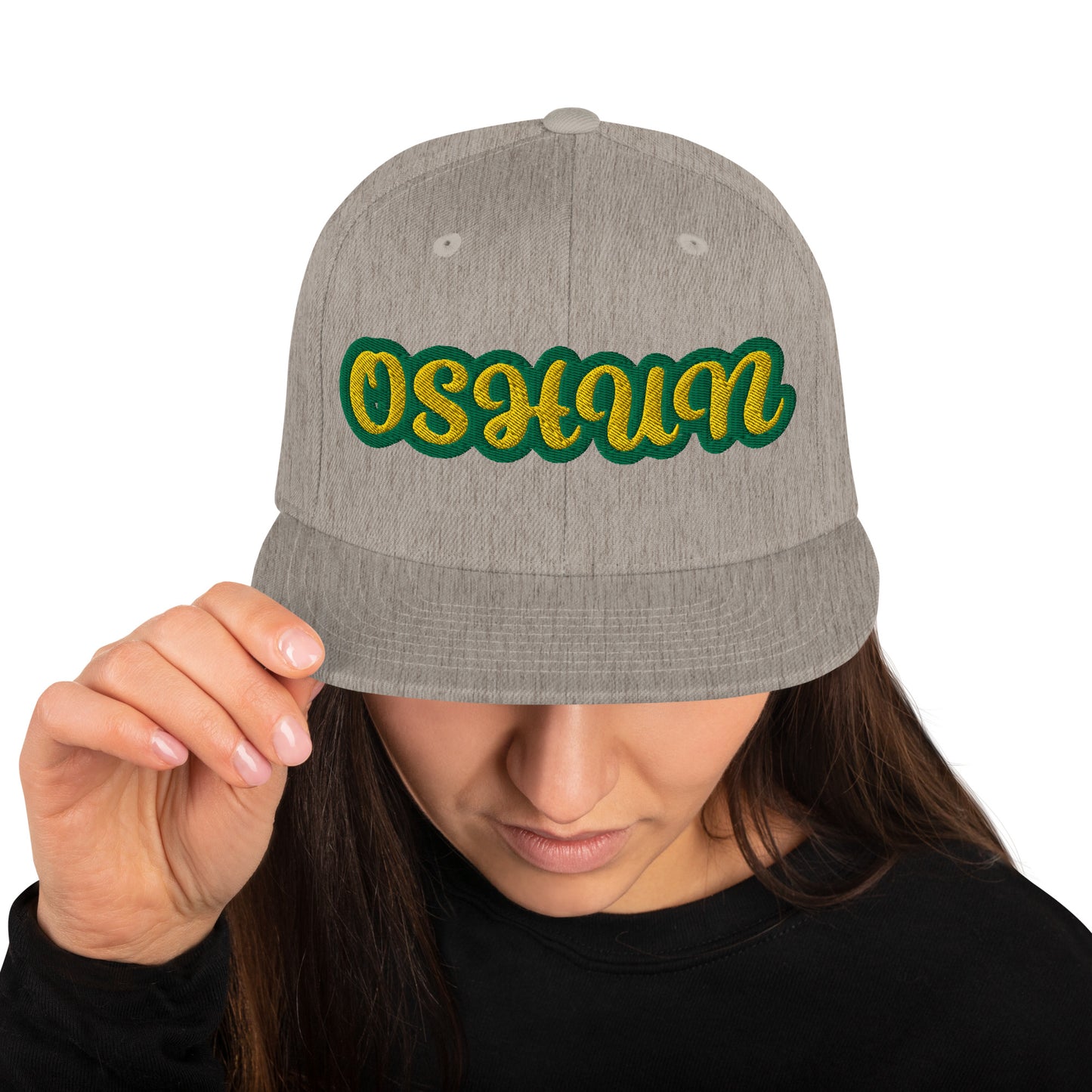Oshun Lucumi Script Snapback Hat
