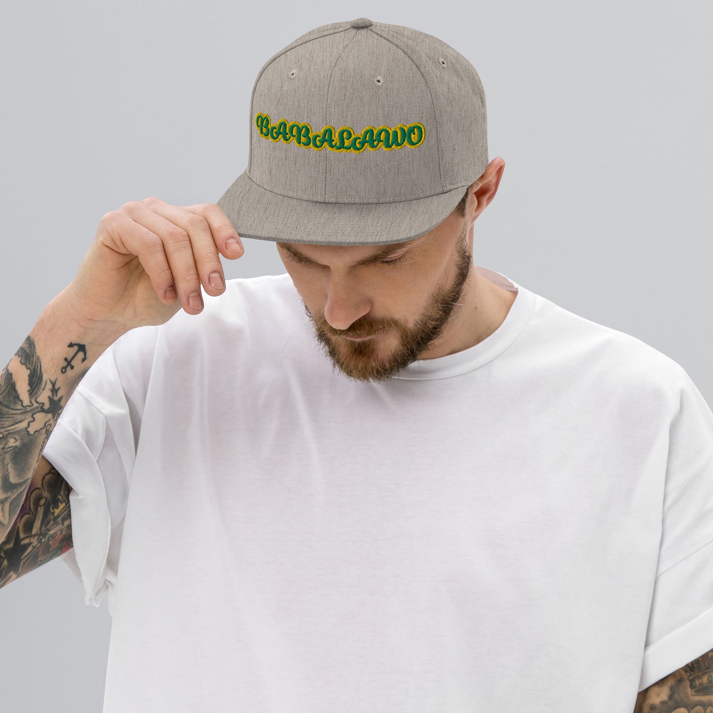 Babalawo 1 Lucumi Script Snapback hat