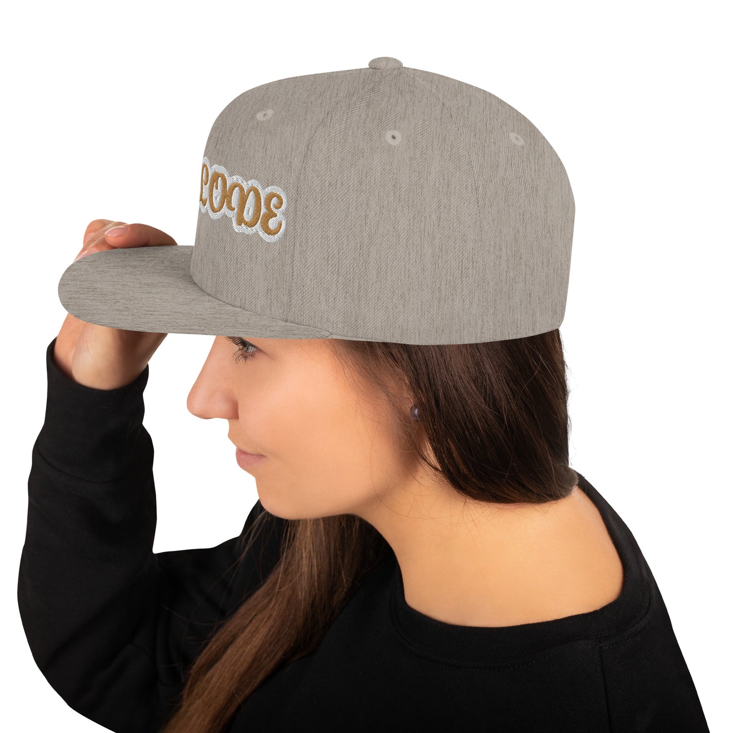 Iyalode Reverse Script Snapback hat