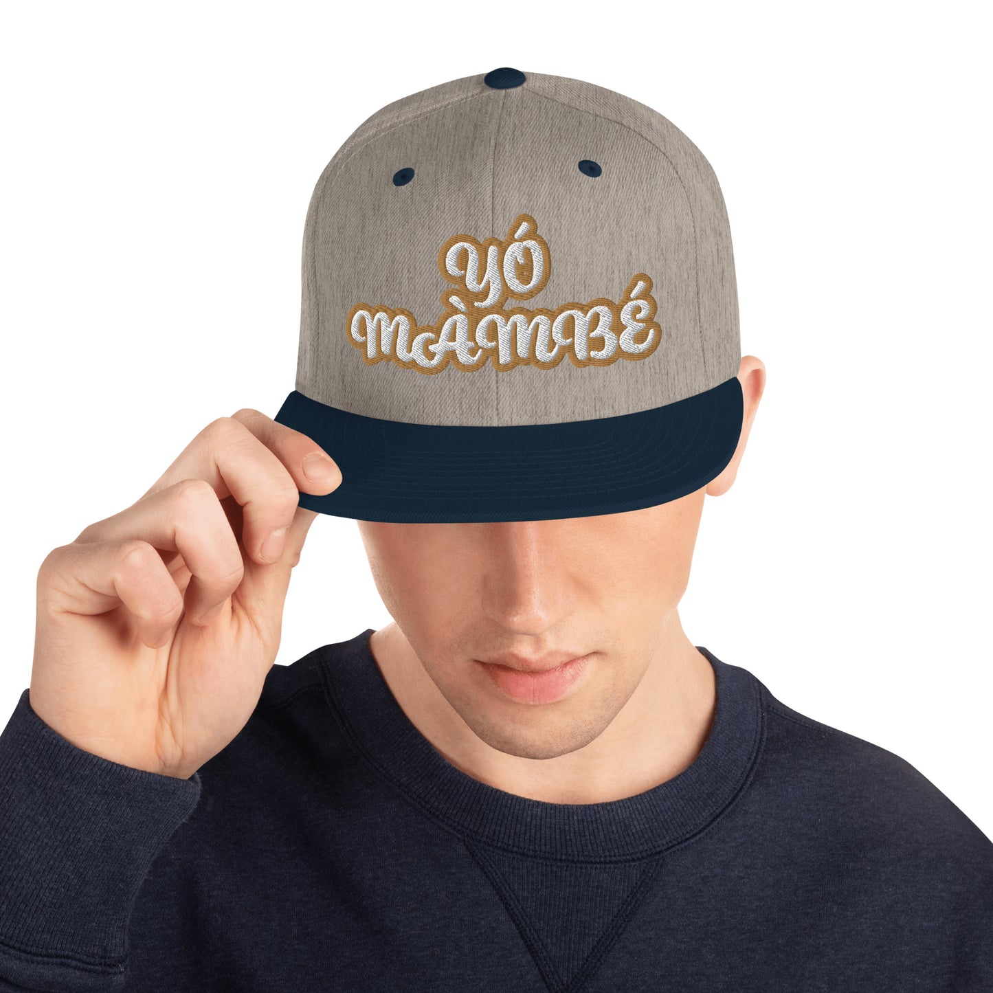 Yo Mambe Script Snapback hat