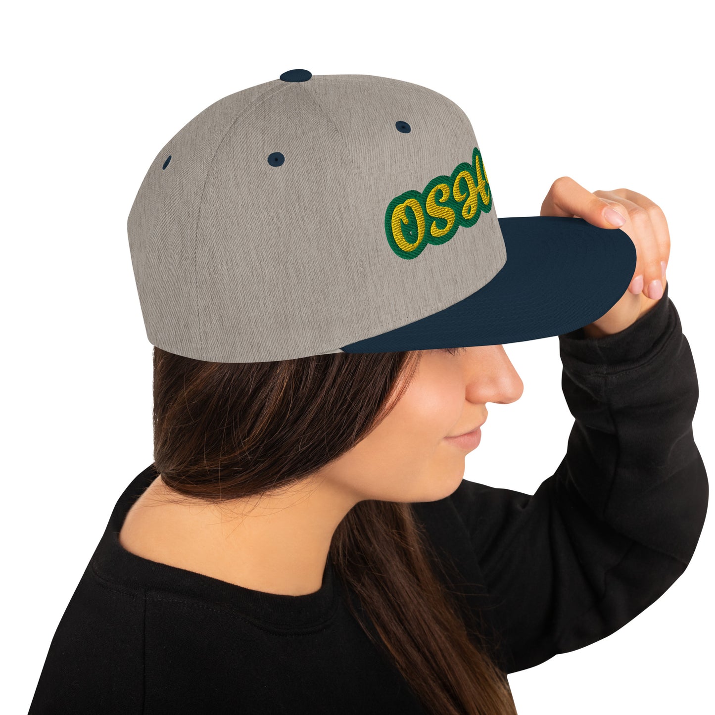 Oshun Lucumi Script Snapback Hat