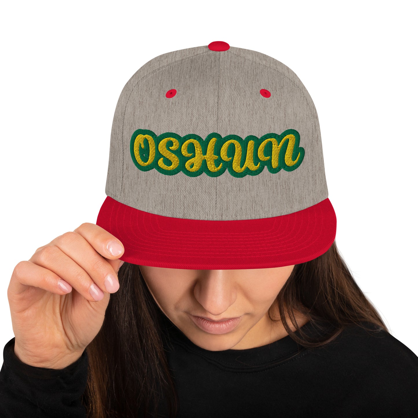 Oshun Lucumi Script Snapback Hat