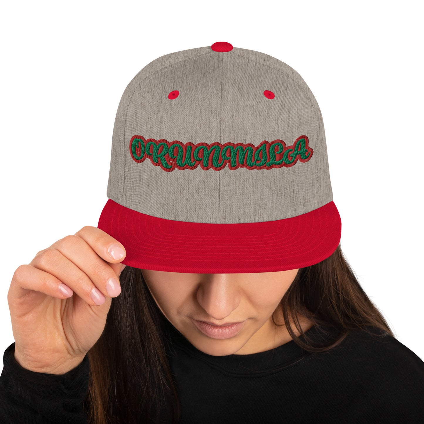 Orunmila Ájé Ju Ogun 3 Script Snapback Hat