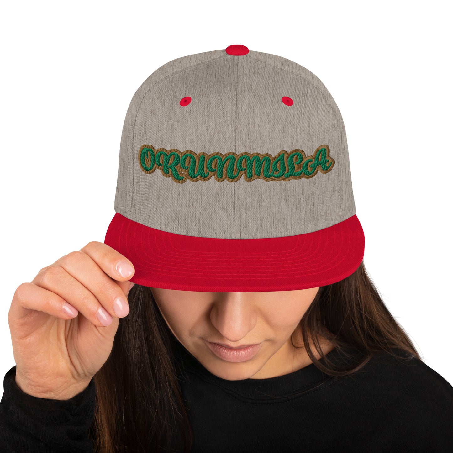Orunmila Isese Script Snapback Hat