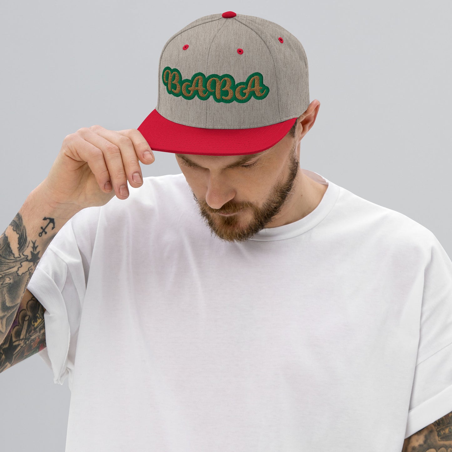 Baba 1 Isese Reverse Script Snapback hat