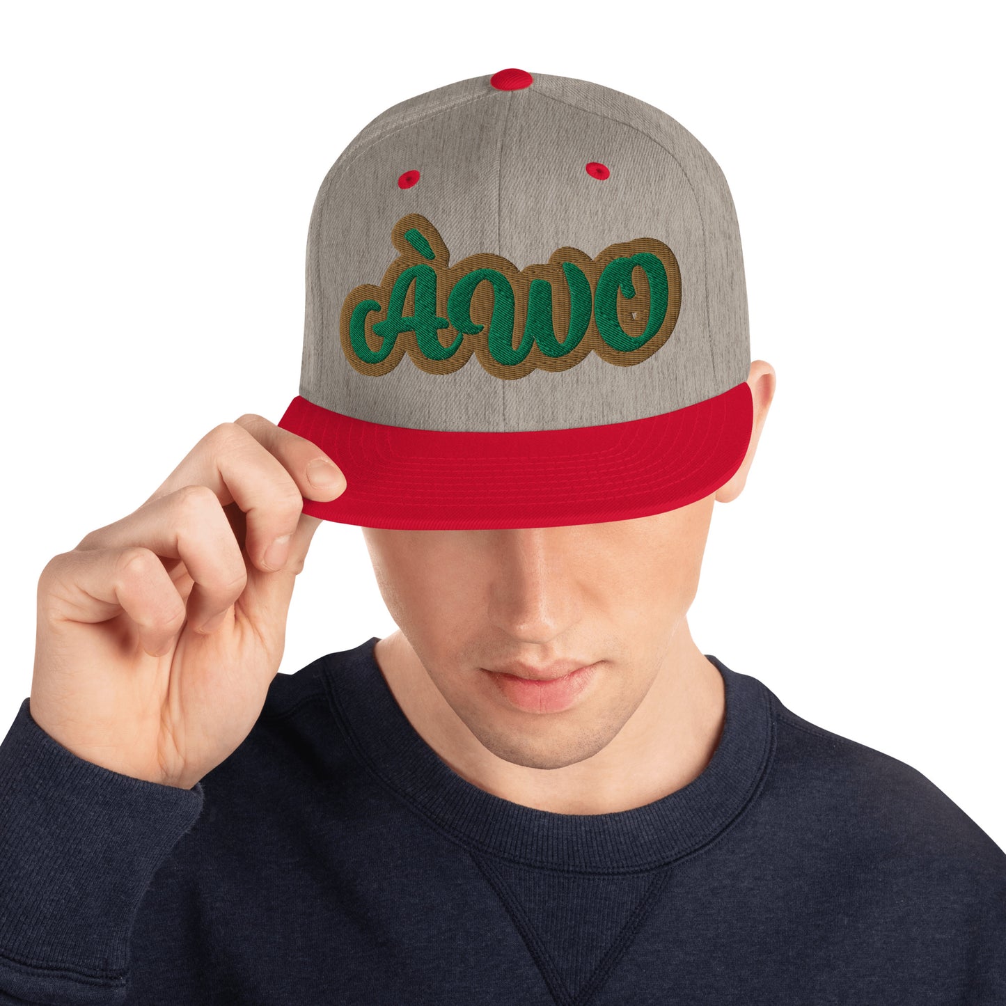 ÀWO 1 Isese Script Snapback hat