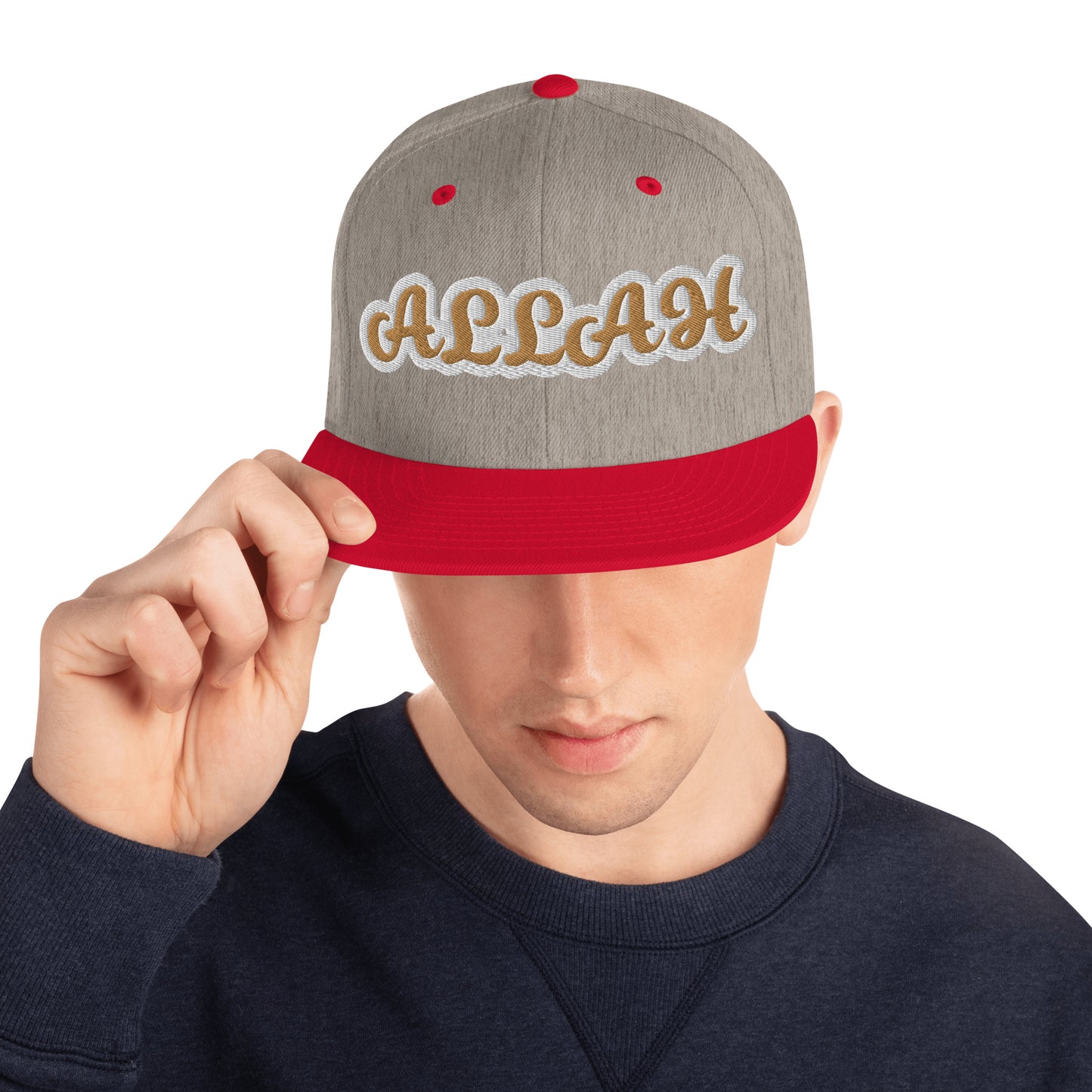 Allah 1 Reverse Script Snapback hat