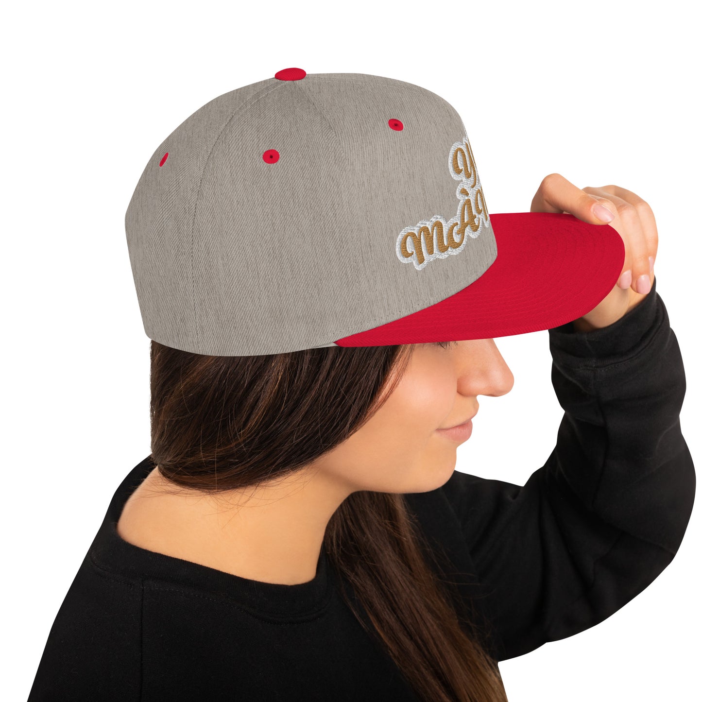 Yo Mambe Reverse Script Snapback hat