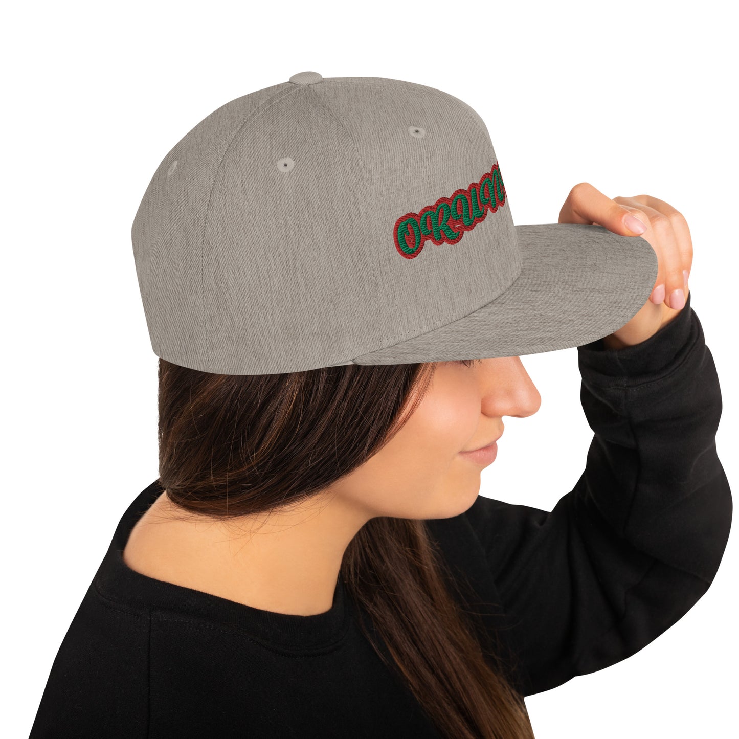 Orunmila Ájé Ju Ogun 3 Script Snapback Hat
