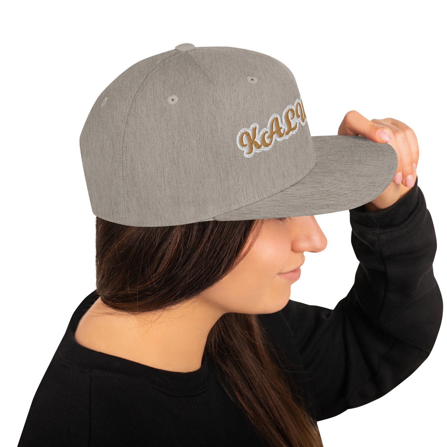 Kalunga Reverse Script Snapback hat