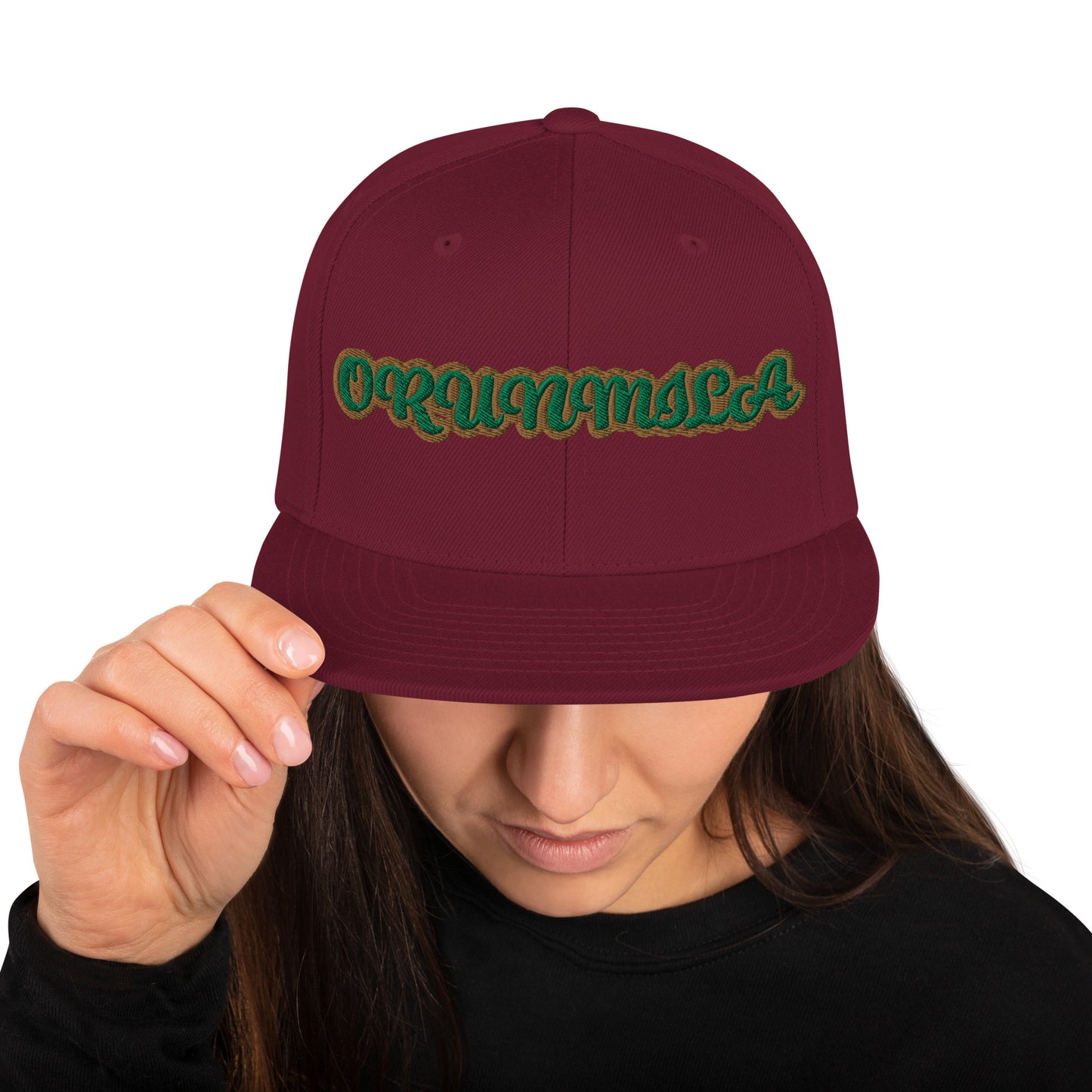 Orunmila Isese Script Snapback Hat