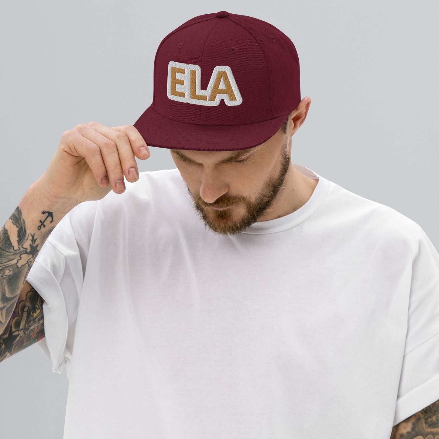 ELA Reverse Snapback Hat