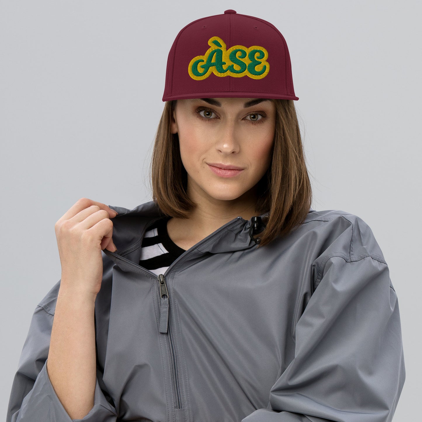 Àse Lucumi  Script Snapback hat