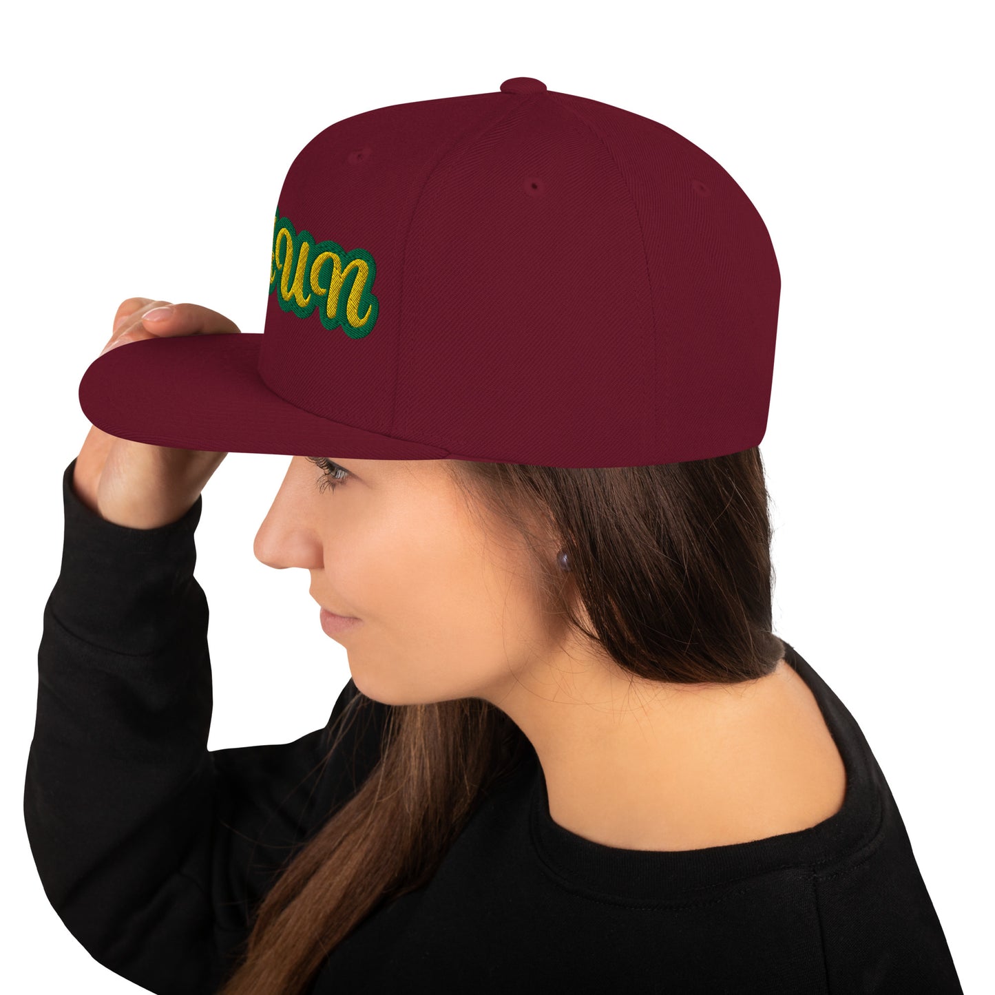 Oshun Lucumi Script Snapback Hat